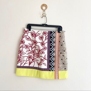 Anthropologie Leifnotes Beaded Skirt